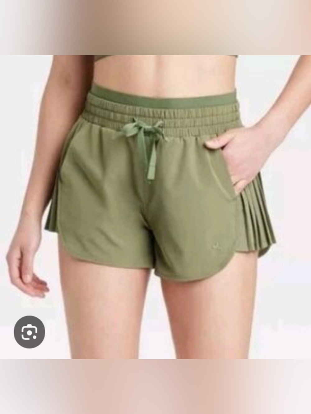 JoyLab Pleated Side Active Running Shorts